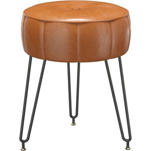 Make up Stoel - Kaptafel Kruk - Visagie - Oranje