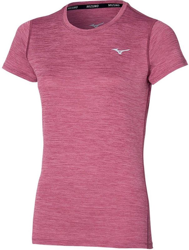 Mizuno - Impulse Core - T-shirt - Roze - Korte Mouwen