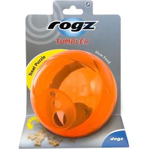 Rogz Tumbler 12 cm - Hondenspeelgoed - oranje