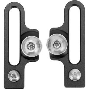 Fiets Aluminium Remblok Verlenging - C Remklauw Adapter - 2 Stuks - Racefietsen - Zwart