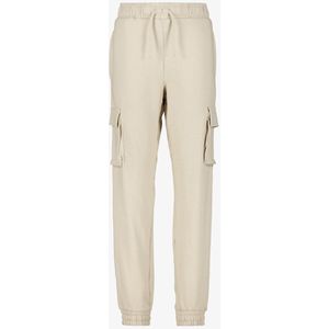Name It jongens cargo joggingbroek beige - Maat 146