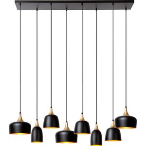 Lucide CHAYANNE - Hanglamp - 8xE14 - Zwart