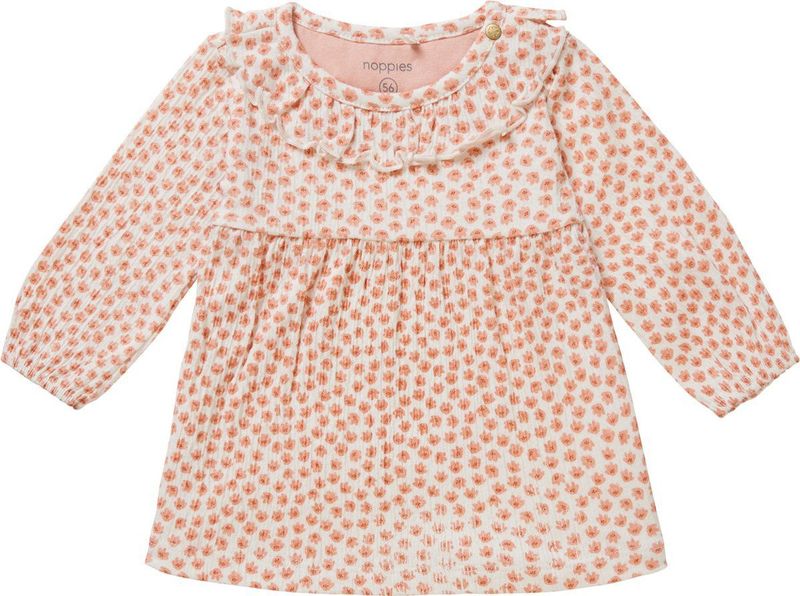 Noppies - Cincinnatti - Jurk - Baby - Maat 68 - Allover Bloemenprint