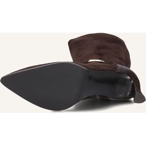 Lina Locchi - AV 131/M - Hoge Laarzen - Bruin - Suède