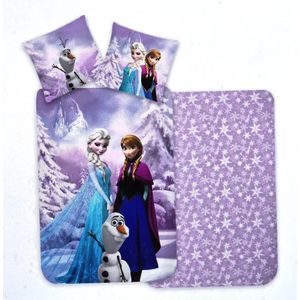 Frozen Dekbedovertrek Baby Anna Elsa en Olaf Winterlandschap