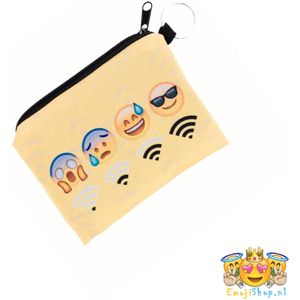 Wifi Emoji Portemonneetje - Sleutelhanger