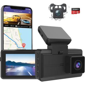Dashcam 4K met App, Wifi, GPS, en Geavanceerde Functies