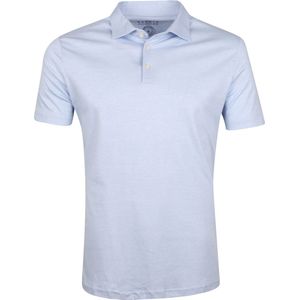 Desoto - Polo Kent Lichtblauw - Slim-fit - Heren Poloshirt Maat L
