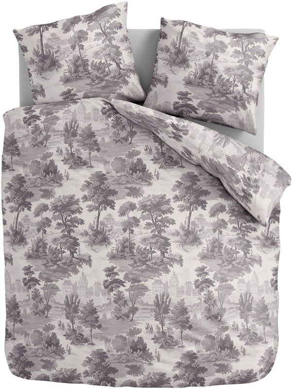 Zydante - Dekbedovertrek - Grijs - Microvezel - Dessin: Natuur