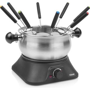 Tristar Fonduepan FO-1106 - Elektrische Fondueset - 8 personen - 1.3 liter - RVS