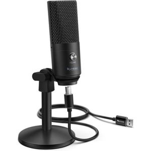 Microfoon met Standaard - Condensator voor PC - Podcast - Opname - Studio