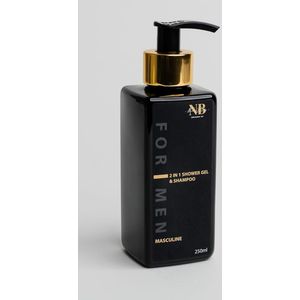 2-in-1 douchegel voor mannen met aloë vera, 250 ml