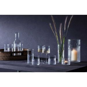 L.S.A. - Wicker Tumbler Glas 330 ml Set van 2 Stuks - Glas - Transparant