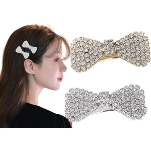 Provento - Kristal Strass Haarspeldjes Alligator Clips Bruiloft Sieraden Accessoires Vrouwen Kerstcadeau