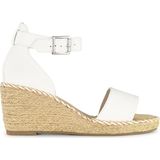 POSH by Poelman SUUS Dames Sandalen/Espadrilles - Wit - Maat 38