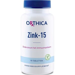 Orthica Zink-15 (voedingssupplement) - 90 Tabletten
