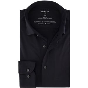 OLYMP - Level Five 24/Seven - Overhemd - Zwart - Body Fit - Modern Kent