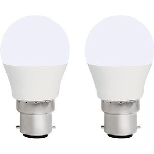 VITO LED Kogelamp G45 B22 - 7W (vervangt 50W) - 520lm - 4000K - 220-240V - Ø50mm - Energiezuinig - 2 stuks