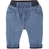 Vertbaudet Jeans voor baby's met voering en elastische taille