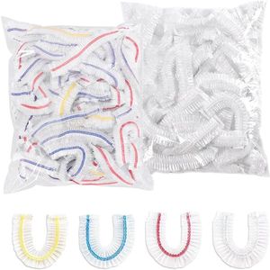 200 stuks plastic stretch voedselhoezen - elastisch en vershoudend met krimpbare functie, geschikt voor fruit, groente en vlees