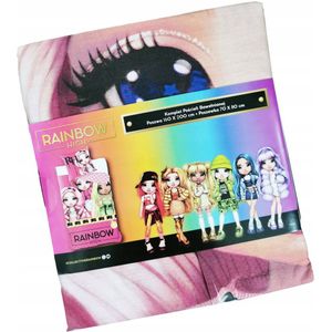 Regenboog hoog katoenen dekbed 160x200 cm