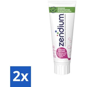 Zendium Tandpasta Sensitive 75 ml - Voordeelverpakking - 2 stuks