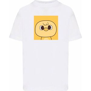 Kids - T-Shirts - Duck 1-Wit-74