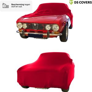 BOXX indoor autohoes van DS COVERS – Indoor – Bescherming tegen stof en vuil – Coupé/Sedan-Fit – Extra zachte binnenzijde – Stretch-Fit pasvorm – Incl. Opbergzak - Rood - Maat S