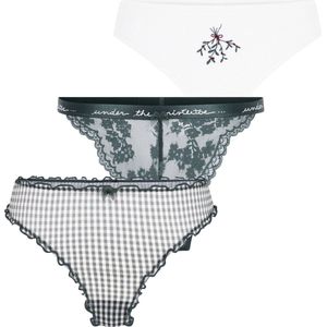 Hunkemöller Cadeauset Kerst string Groen XS