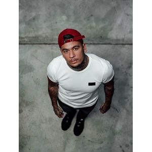 AB Lifestyle - T-Shirt - Platinum Tee | Bright White - Heren - Maat: M