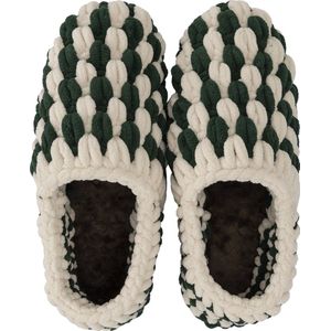 Uzurii - Criss Cross - Badslippers - Groen - Hoogwaardig Materiaal