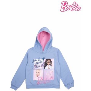 Barbie Hoodie - 100% Katoen - Maat 158/164 - Meisjes Kleding - Barbie Kleding - Kinder Kleding - Capuchontrui/ Sweatshirt - Barbie Print - Comfortabele Hoodie - Ademend & Extra Zacht - Hoge Kwaliteit
