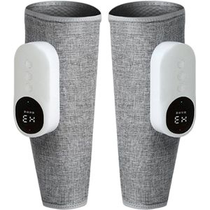 longziming -Draagbaar Beenmassageapparaat – 3 Modi en 3 Intensiteitsniveaus – Comfortabel en Verstelbaar Ontwerp met Klittenbandsluiting – Lichtgewicht en Gebruiksvriendelijk