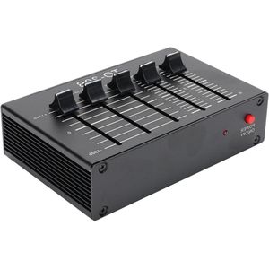 Thelau - Phono Voorversterker, Mini Stereogeluid - Voorversterker met 3 Band Equalizer en Toonaanpassing Verbeterde phono voorversterker voor draaitafel of platenspeler met 5V-adapter