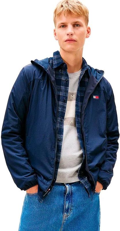 Tommy Jeans Chicago Windbreaker Jas Blauw S Man