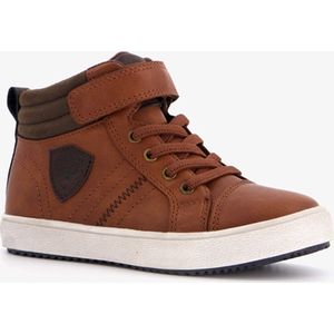 Blue Box hoge jongens sneakers bruin - Maat 31