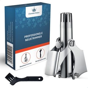 Christian Deluxe® Neustrimmer Pro - Neushaartrimmer - Luxe opbergdoos met reinigingsborsteltje - Mannen & Vrouwen