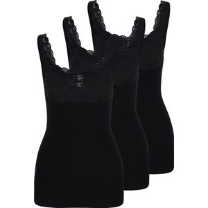 Nina von C Dames onderhemd 3 pack Fine Cotton