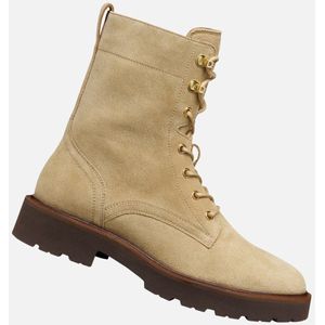 Geox - Norize - Veterlaarzen - Zwart - Echt Leer - Profielzool