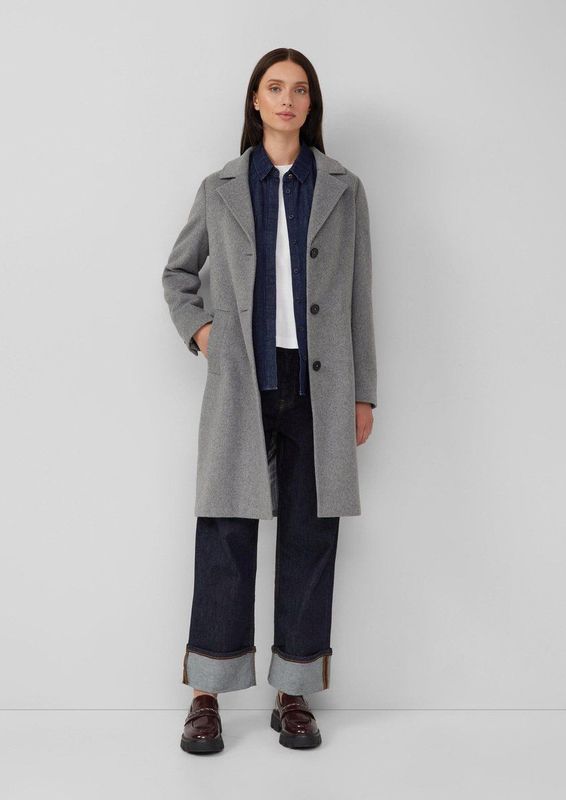 s.Oliver - Outdoor-Mantel - Wolblend - Winterjas