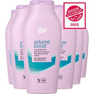 Etos Shampoo Voordeelverpakking - Volume Boost - Vegan - 6 x 300ML