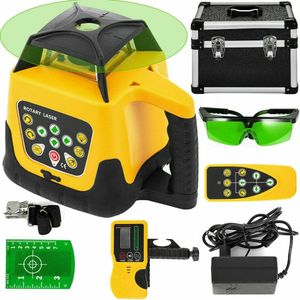Eszenzics™ Zelfnivellerende Roterende Laser - Professionele Groene laser - Bereik 500m' - Afstandbediening - IP54