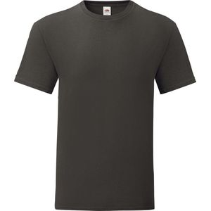 Fruit Of The Loom Iconisch T-shirt  Kinderen / Kinder (Licht Graphite Grijs)