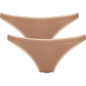 Sloggi Women GO Mini (2-pack) - dames slip - bruin