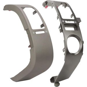 Auto Dash Vent Trim 2 Stuks voor Prius 2004-2009 - Zilver - Interieur Decoratief Paneel - Links en Rechts - Centrale AC Vent Trim Panel - Ideale Vervanging .
