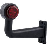 TRAILERGEAR - LED Breedtelamp - Rood/Wit - 12-24V - Links