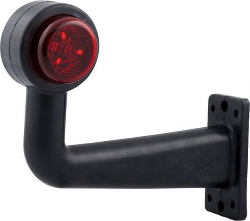 TRAILERGEAR - LED Breedtelamp - Rood/Wit - 12-24V - Links