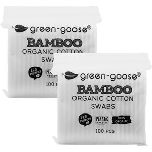 Bamboe Wattenstaafjes | 200 stuks | Duurzaam Bamboe | Biologisch afbreekbaar