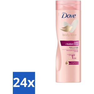 24 x Dove Bodylotion Care & Glow 400 ml - Lichaamslotion - Dove - Stralende Huid - Hydratatie - Ceramide