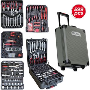 Voltrial Gereedschapskoffer - 599 delig - Toolbox - 13 kg